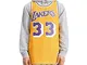 Mitchell & Ness Los Angeles Lakers 33 Kareem Abdul-Jabbar NBA Swingman Jersey Oro