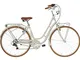 Alpina Bike, Bicicletta Donna America, Crema, 28", Acciaio