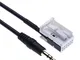 Cavo di ingresso AUX auto Mode Keple | 3.5 mm AUX jack radio cavo adattatore Compatibile c...