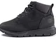 Timberland Killington (Youth), Stivali Chukka Unisex-Bambini, Nero Black Nubuck, 35 EU