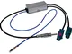 Aerzetix - Adattatore separatore sdoppiatore antenna autoradio doppio FAKRA-DIN per auto .