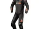 Alpinestars GP Force Chaser Abito monopezza in pelle moto (Black/Red,54)