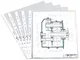 Durable 266019 - Busta Standard Forata per Cataloghi, Formato A4, Apertura Lato Superiore,...