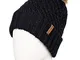 Roxy Blizzard Berretto con Pompon, Donna, True Black, Taglia Unica