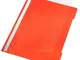 Leitz Standard Plastic File A4 Orange cartellina con fermafoglio Arancione PVC