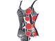 ARENA - Costume da Bagno da Donna Bodylift Nori C-Cup, Donna, Costume da Bagno, 002970, Ne...