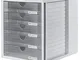 HAN 1450-63, Cassettiera System-Box, design attrattivo ed innovativo con 5 cassetti chiusi...