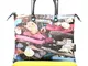 GABS Borsa triptravel studio shopper trasformabile tg M 380 conchiglia