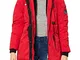 Superdry Nadare Microfibre Parka Giacca, Rouge Red, XXS (Taglia Produttore:6) Donna