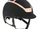 Kask Dogma - Cappello da equitazione cromato con luce Everyrose, 56 cm, colore: Nero