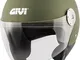 GIVI 10.7 Mini-J Solid Color Casco Jet Green