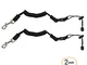 Overmont 2Pcs Paddle Leash Paddle Corda Elastica Pagaia Guinzaglio Pesca Corda Fishing Rod...