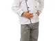 Guirca - Costume Cuoco Bambino Junior Masterchef - Colore - Bianco, Taglia L, 10-12 Anni,...