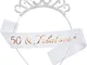 WILLBOND Set di Costumi di Buon Compleanno, Include Corona di Compleanno in Cristallo Tiar...