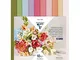 Clairefontaine 995000C - 10 Rotoli di carta Crespa per creare i fiori - Formato 25 x 100 c...