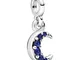 Pandora Charm colgante Luna 798375NBT Mujer Plata