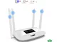 Router 4G LTE, KuWFi Router wireless CPE 4G sbloccato con slot per schede SIM con antenna...