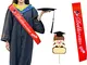 MKISHINE Fascia Dottoressa Laurea,Gadget Accessori per Festa Cerimonia di Laurea,Fascia pe...