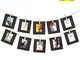 Amimy 20 pc Carta Fotografica Frame Set per Fujifilm Instax Mini 7s 8 8+ 9 25 50 70 90, Po...