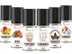 NEBULA | KIT 6 Aromi Linea Classica 10ml | Aroma Concentrato Leonardo, PopCorn Caramel, T....