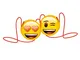 EMOJI - OCCHI A CUORE - BORSETTA 18x17x1 cm