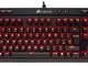 Corsair K63 Tastiera Meccanica Gaming, Cherry MX Red, Retroilluminato Rosso, Italiano QWER...