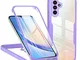 TVVTPU Cover per Samsung Galaxy A34 5G, 360 Gradi Antiurto Custodia con Protezione dello S...