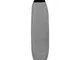 Ranget - Custodia Leggera per tavola da Surf, 15 cm/17 cm/19,1 cm Black Stripes 5.9ft