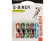 Nite Ize S-Biner MicroLock Alluminio - Confezione da 5 pezzi assortiti