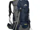 SKYSPER 50L Zaino da Treking, Zaino Montagna Impermeabile con Copertura della Pioggia per...