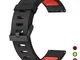 Supore Compatibile con 22mm Cinturino Huawei Watch GT/GT 2 46mm Braccialetto Silicone Cint...