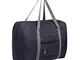 Grande capacità 40x32x16 unisex moda tela borsa da viaggio borsa da viaggio (pieghevole) (...