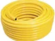 Draper 56314 - Tubo per irrigazione rinforzato con foro da 12 mm, PVC, Giallo, 30 m