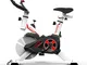 NINGXUE Ultra Silenzioso Cyclette Spinning, Monitor LED, volano 8KG, casa, Palestra, Cycle...