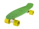 Ridge Skateboards 22 Mini Cruiser Skateboard, Verde/Giallo