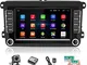 podofo Android Autoradio GPS per VW Passat SEAT Golf Skoda Touran 7 Pollici Touch Screen B...