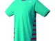 Yonex Uomo Wawrinka T-Shirt Turchese, Rosso, S Abbigliamento