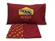 AS Roma 6394673R701 Completo Letto, Cotone, Rosso/Giallo, Singolo, 150 x 280 cm