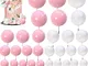 Topper Foam Ball Torta,50 Pezzi Mini Topper Torta Palloncino Topper Inserto per Torta Cupc...