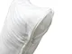 NEW#C Coppia Copriguanciale Federe Salva Cuscino Bianche in Puro Cotone 100% fasciato cm 5...