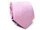 Sweet Leaf Cravatta da uomo Rosa - 100% Seta - Classica, Elegante e Moderna - (ideale per...