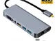 Hub USB C, lc-dolida 7 in 1 tipo C a HDMI VGA Ethernet compatibile Samsung Dex desktop per...