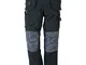 Multifunzionale di pantaloni alla zuava nero con grigio Taglia 52