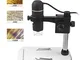 WFGZQ Microscopio USB con Ingrandimento, 5.0MP Microscopio Digitale Palmare 1080P Microsco...