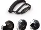 Casco moto con lucchetto combinazione pin nero Chiusura moschettone sicura motocicli con c...