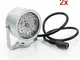 SODIAL (R) 2pz 48 LED illuminatore CCTV luce IR a raggi infrarossi visione notturna lampad...