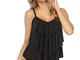 Abollria Costume da Bagno a Due Pezzi Sexy Donna Tankini Canottiera+Pantaloncino da Bagno...