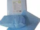 100 Pezzo una volta Guanti per Lavare 15 x 22 cm Salviette Colore: Blu/Bianco PZN 04604485...