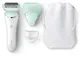 Philips Rasatura Femminile SatinShave Prestige Rasoio Elettrico Wet & Dry BRL160/00, 3 Acc...