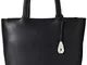 Calvin Klein Neat Shopper Md - Borse a spalla Donna, Nero (Black), 1x1x1 cm (W x H L)